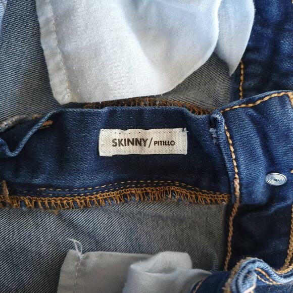 Zara TRF Denim Skinny Pitillo Jeans Mid Rise Stretch Zip Fly 10 - Picture 10 of 11